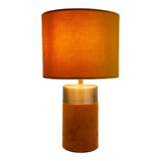 Timeless Handmade Gold and Brown Table Lamp for Luxe Spaces