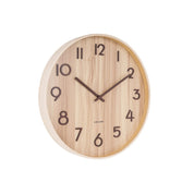 Timeless Artisan Wall Clock in Premium Natural Materials