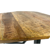 Handmade Artisan Side Table - Timeless Luxury Design in Black