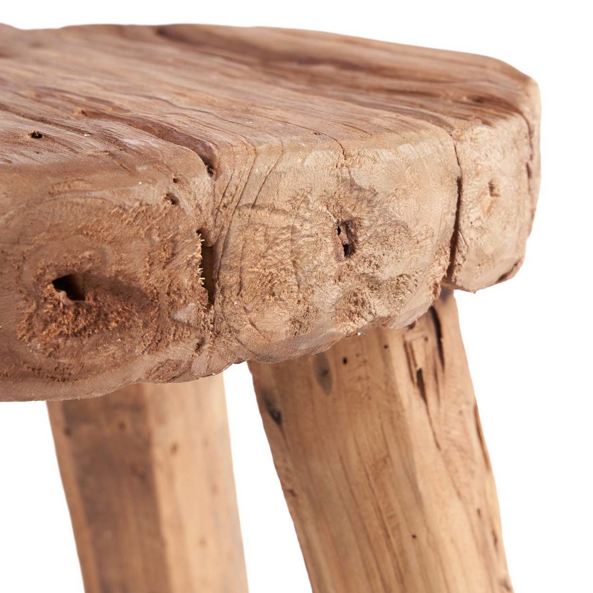 Handcrafted Luxury Rustic Side Table - Timeless Artisan Design