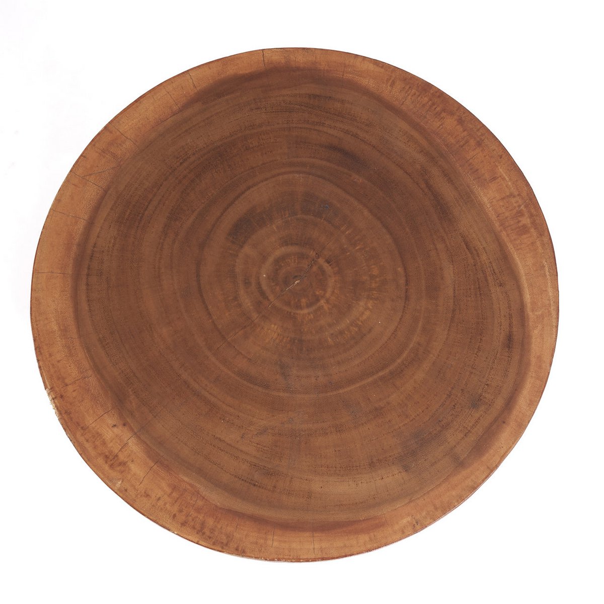 Trapezoid suar wood stool