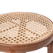 Caramin trembesi & rattan stool