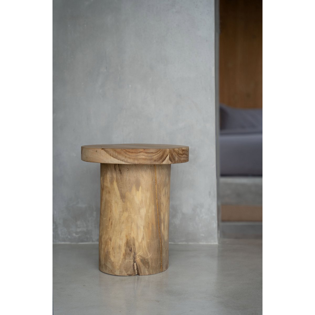 Timeless Artisan Crafted Natural Side Table for Luxury Spaces