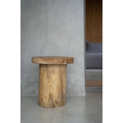 Timeless Artisan Crafted Natural Side Table for Luxury Spaces