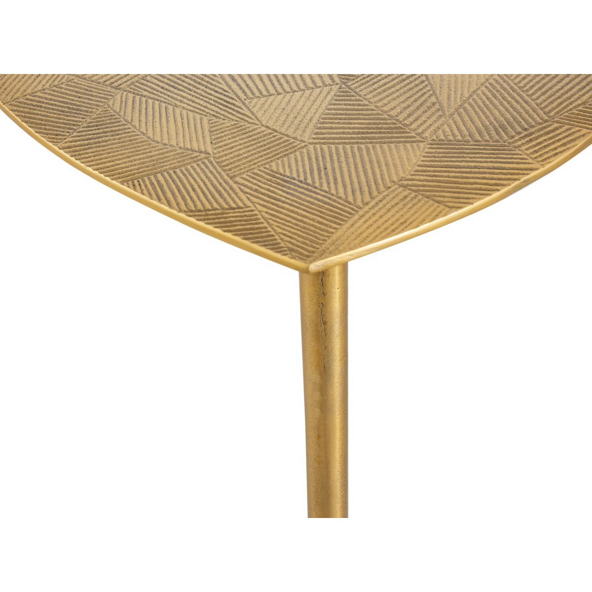 Handmade Artisan Side Table in Silver or Gold Finish (4pcs)