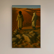 Walking in the dessert