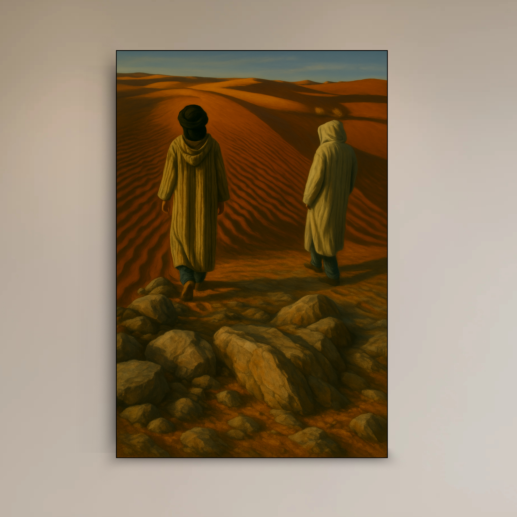 Walking in the dessert