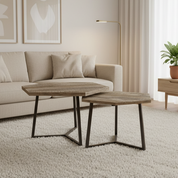 Timeless Luxury Handmade Coffee Table Set (2 pcs)