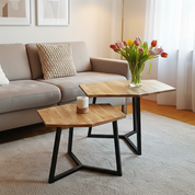 Timeless Luxury Handmade Coffee Table Set (2 pcs)